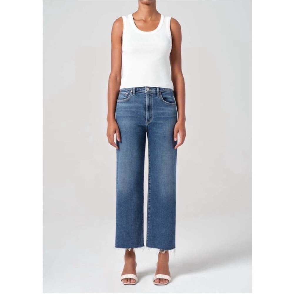 NWT AGOLDE Harper‎ Crop Straight Leg Jean in Motion Size 32